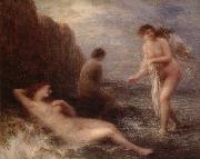 Henri Fantin-Latour Au bord de la mer Sweden oil painting artist